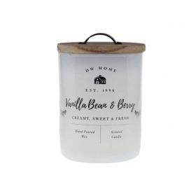 Vanilla Bean & Berry Vonná svíčka ve skle, 255 g