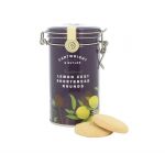 Cartwright & Butler - Lemon Zest Shortbread Rounds Sušenky s citronovou kůrou v plechové dóze, 200 g